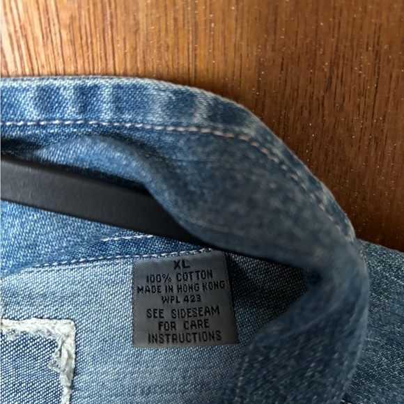 Levi’s Silvertab XL Denim Oversized Button down Shirt Size XL - Picture 9 of 15